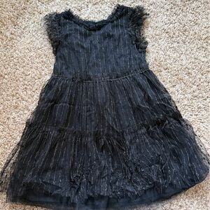 Cat & Jack Black and Gold Girls' Formal Dress SZ 4/5t